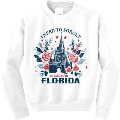 I Need To Forget Florida Kids Sweatshirt