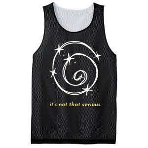 It's Not That Serious Spiral Galaxy Universe Cosmic Simple Mesh Reversible Basketball Jersey Tank