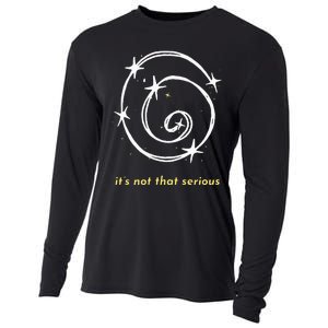 It's Not That Serious Spiral Galaxy Universe Cosmic Simple Cooling Performance Long Sleeve Crew