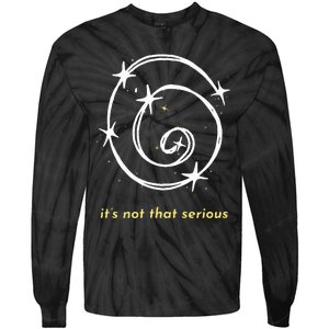 It's Not That Serious Spiral Galaxy Universe Cosmic Simple Tie-Dye Long Sleeve Shirt