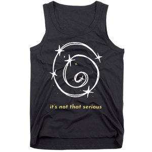 It's Not That Serious Spiral Galaxy Universe Cosmic Simple Tank Top