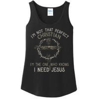 IM Not That Perfect Christian M The One That Knows Ladies Essential Tank