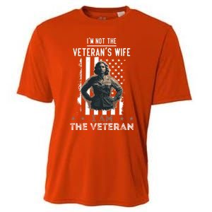 IM Not The VeteranS Wife I Am The Veteran Mom Memorial Day Funny Gift Cooling Performance Crew T-Shirt