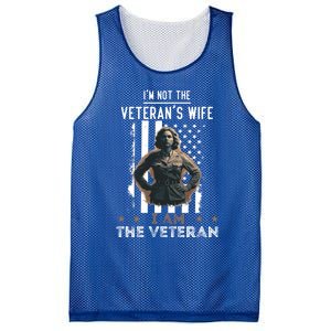 IM Not The VeteranS Wife I Am The Veteran Mom Memorial Day Funny Gift Mesh Reversible Basketball Jersey Tank