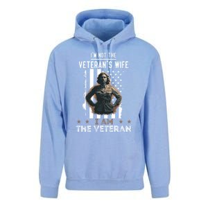 IM Not The VeteranS Wife I Am The Veteran Mom Memorial Day Funny Gift Unisex Surf Hoodie