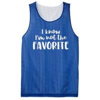 I'm Not The Favorite Sarcastic Matching Family Sibling Joke Mesh Reversible Basketball Jersey Tank