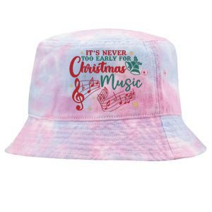 ItS Never Too Early For Christmas Music Tie-Dyed Bucket Hat