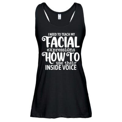 I Need To Teach My Facial Expressions How To Use Their Voice Ladies Essential Flowy Tank