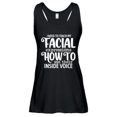 I Need To Teach My Facial Expressions How To Use Their Voice Ladies Essential Flowy Tank