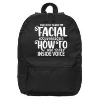 I Need To Teach My Facial Expressions How To Use Their Voice 16 in Basic Backpack