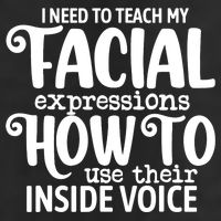I Need To Teach My Facial Expressions How To Use Their Voice 25L Jumbo Tote