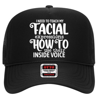 I Need To Teach My Facial Expressions How To Use Their Voice Trucker Hat