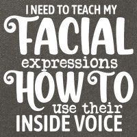 I Need To Teach My Facial Expressions How To Use Their Voice Cotton Canvas Backpack