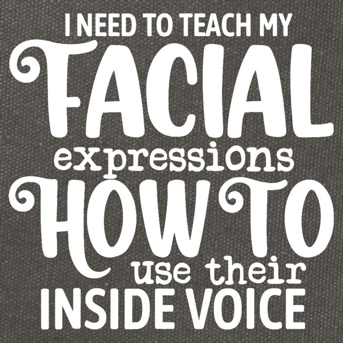 I Need To Teach My Facial Expressions How To Use Their Voice Cotton Canvas Backpack