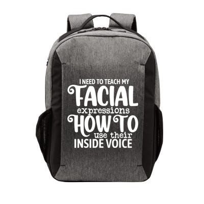 I Need To Teach My Facial Expressions How To Use Their Voice Vector Backpack