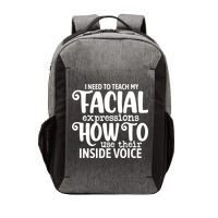 I Need To Teach My Facial Expressions How To Use Their Voice Vector Backpack