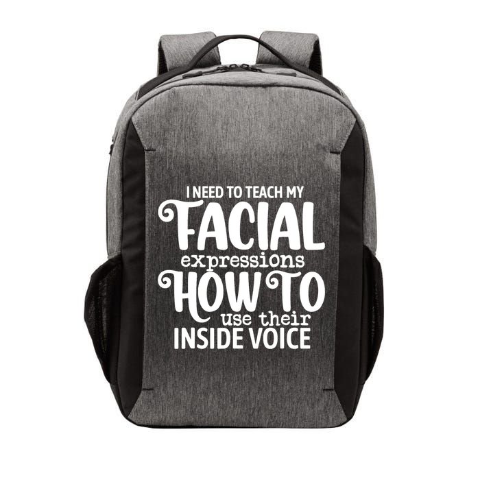 I Need To Teach My Facial Expressions How To Use Their Voice Vector Backpack