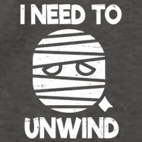 I Need To Unwind Funny Mummy Halloween Vector Backpack
