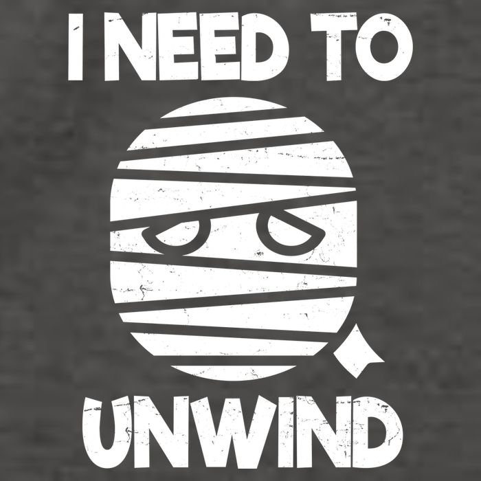 I Need To Unwind Funny Mummy Halloween Vector Backpack