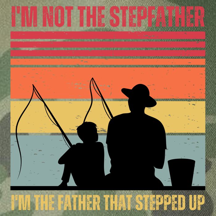 IM Not The Stepfather IM The Father That Stepped Up Fathers Day Legacy Tie Dye Trucker Hat
