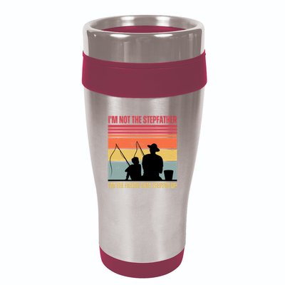 IM Not The Stepfather IM The Father That Stepped Up Fathers Day 16oz Travel Tumbler