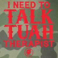 I Need To Talk Tush Therapist Legacy Tie Dye Trucker Hat