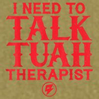 I Need To Talk Tush Therapist Garment-Dyed Women's Muscle Tee