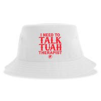 I Need To Talk Tush Therapist Sustainable Bucket Hat
