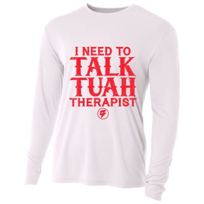 I Need To Talk Tush Therapist Cooling Performance Long Sleeve Crew
