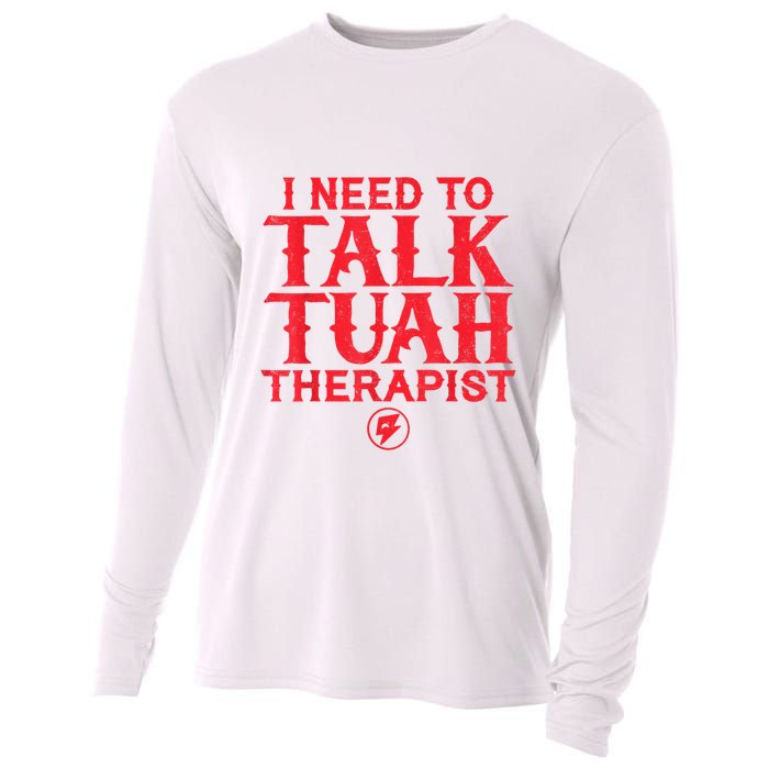 I Need To Talk Tush Therapist Cooling Performance Long Sleeve Crew