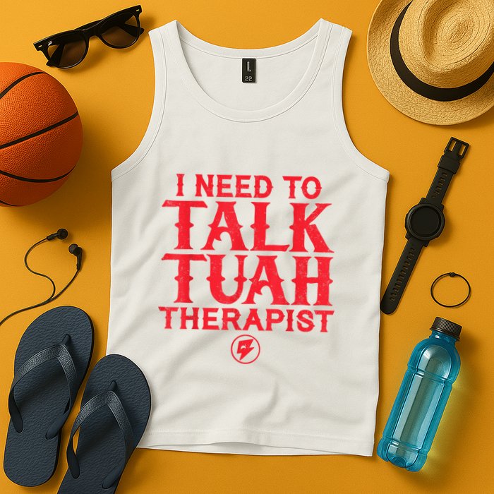 I Need To Talk Tush Therapist Tank Top