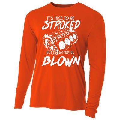 Its Nice To Be Stroked But Id Rather Be Blown Cooling Performance Long Sleeve Crew