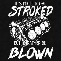 Its Nice To Be Stroked But Id Rather Be Blown Ladies PosiCharge Tri-Blend Wicking Tank