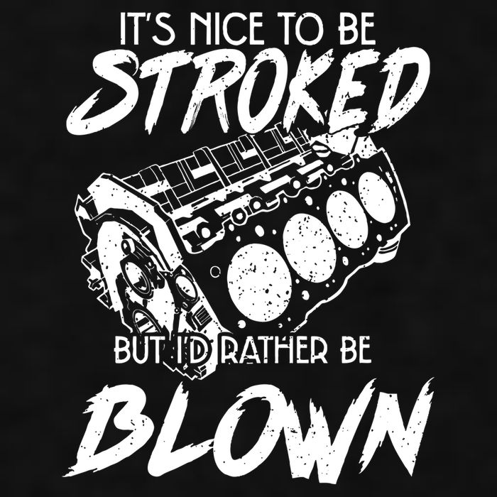 Its Nice To Be Stroked But Id Rather Be Blown Ladies PosiCharge Tri-Blend Wicking Tank