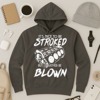Its Nice To Be Stroked But Id Rather Be Blown Hoodie