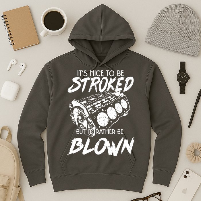 Its Nice To Be Stroked But Id Rather Be Blown Hoodie