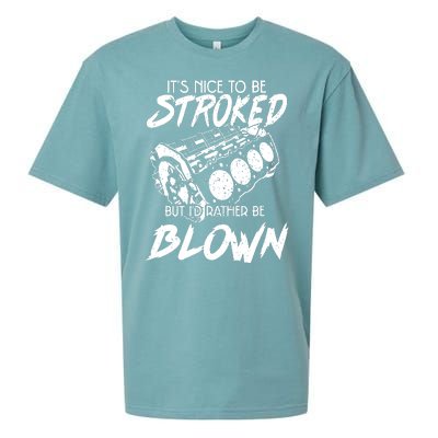 Its Nice To Be Stroked But Id Rather Be Blown Sueded Cloud Jersey T-Shirt