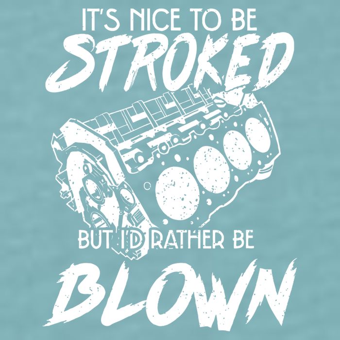 Its Nice To Be Stroked But Id Rather Be Blown Sueded Cloud Jersey T-Shirt