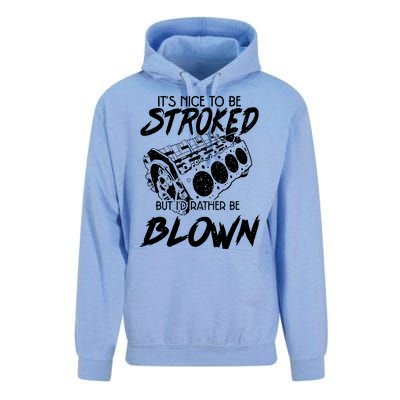 Its Nice To Be Stroked But Id Rather Be Blown Unisex Surf Hoodie