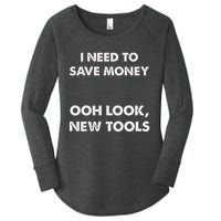 I Need To New Tools Funny Car Mechanic Garage Women's Perfect Tri Tunic Long Sleeve Shirt