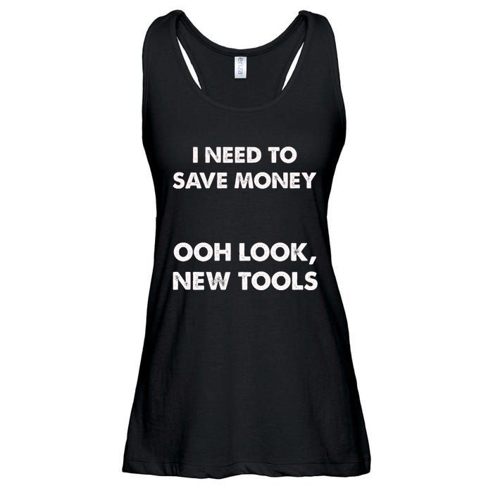 I Need To New Tools Funny Car Mechanic Garage Ladies Essential Flowy Tank