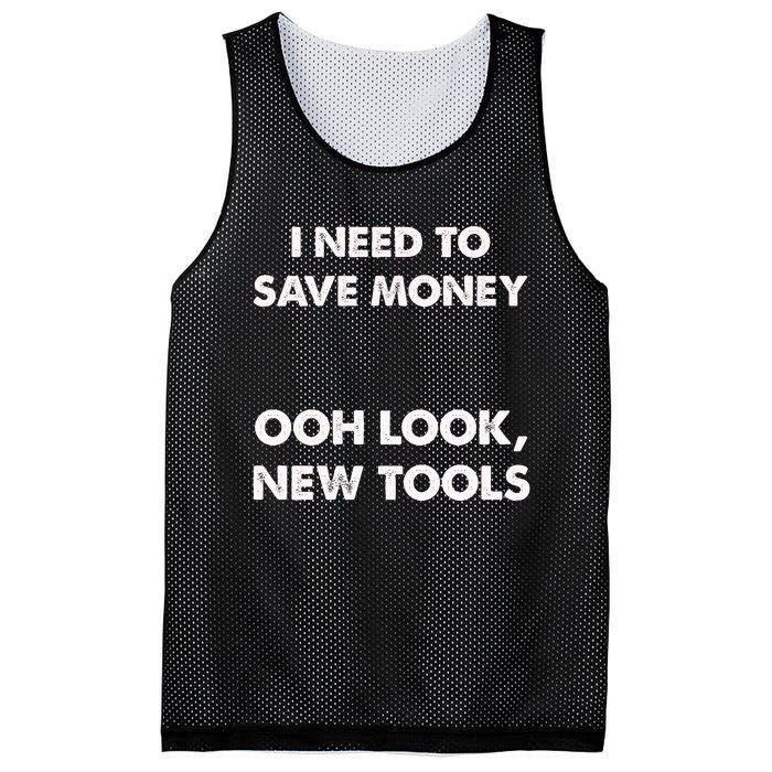 I Need To New Tools Funny Car Mechanic Garage Mesh Reversible Basketball Jersey Tank