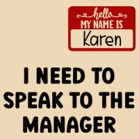 I Need To Speak to the Manager Halloween My Name Is Karen Drawstring Bag