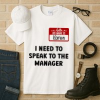 I Need To Speak to the Manager Halloween My Name Is Karen Tall T-Shirt