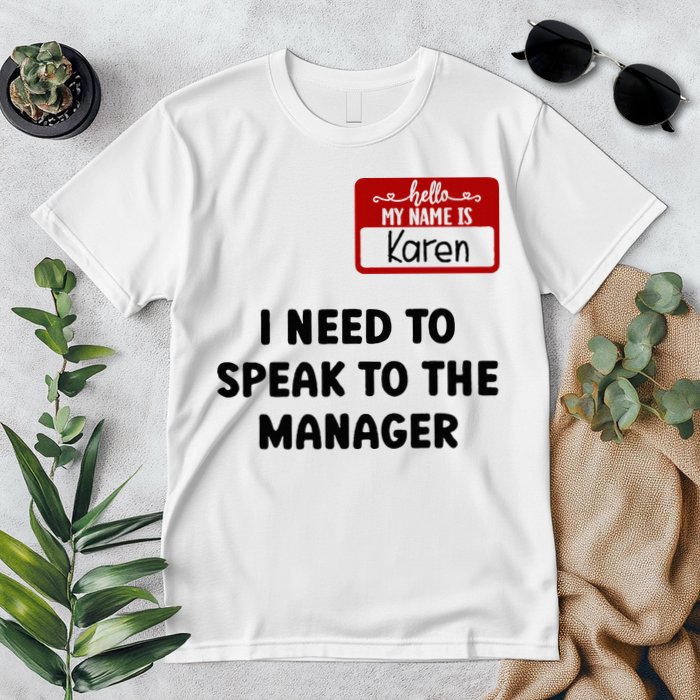 I Need To Speak to the Manager Halloween My Name Is Karen Premium T-Shirt