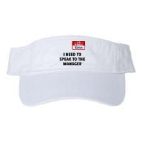 I Need To Speak to the Manager Halloween My Name Is Karen Visor
