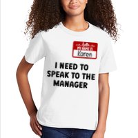 I Need To Speak to the Manager Halloween My Name Is Karen Kids T-Shirt