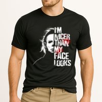Im Nicer Than My Face Looks Spooky Halloween Cooling Performance Crew T-Shirt