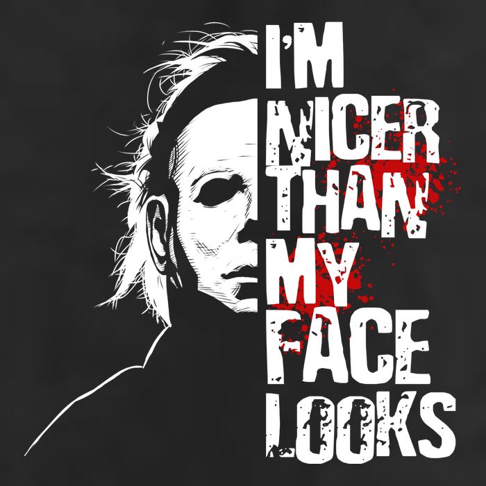 Im Nicer Than My Face Looks Spooky Halloween Adult Drive Performance Visor