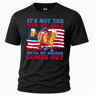 Its Not The 4th Of July Until My Weiner Comes Out Graphic Performance Shirt